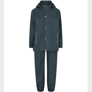 En Fant Regntj m. Seler - PU - Dark Slate