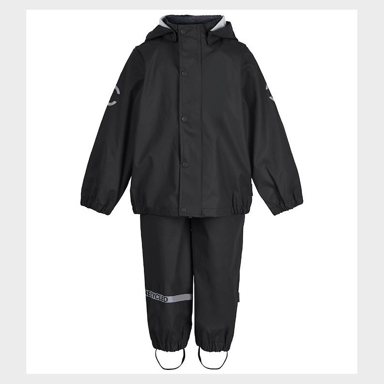 Mikk-Line Regntj - Recycled - PU - Black