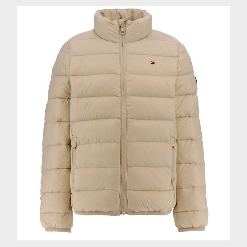 Tommy Hilfiger Dunjakke - Essential Light Down - Savannah Sand