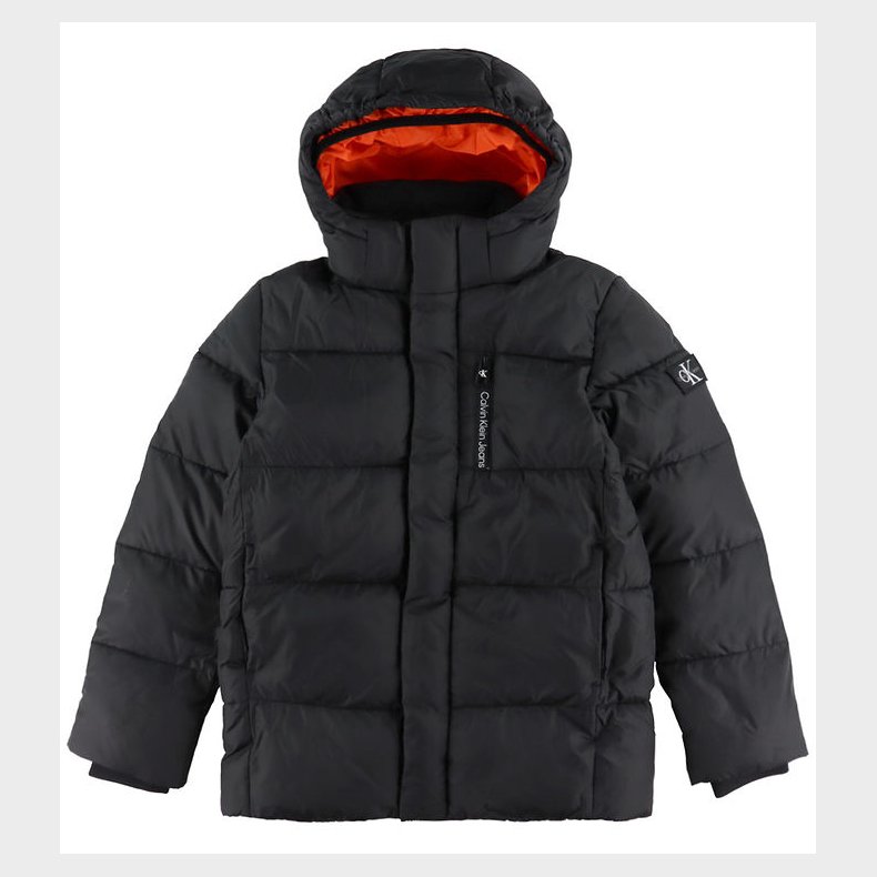 Calvin Klein Dynejakke - Essential Puffer - CK Black