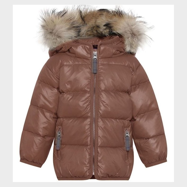 Ver de Terre Dunjakke m. Pels - Brownie