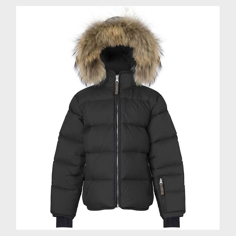 Ver de Terre Dunjakke m. Pels - Sort