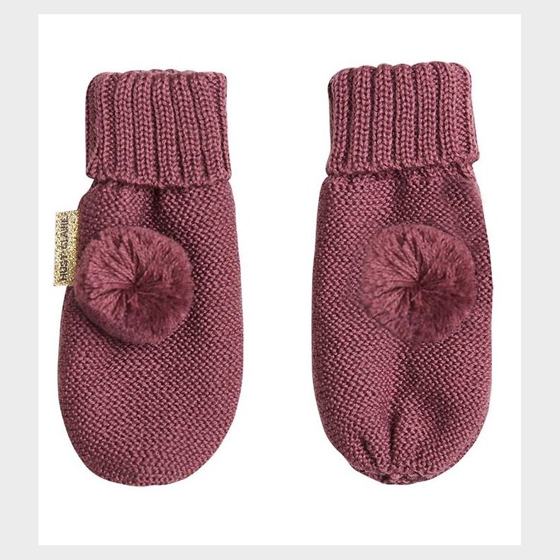 Hust and Claire Luffer - Uld/Polyester - Flori - Purple Fig