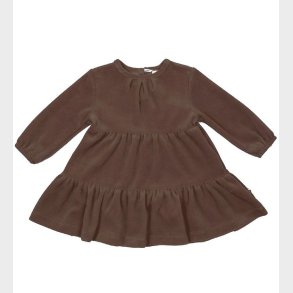 Smallstuff Kjole - Velour - Dark Mole