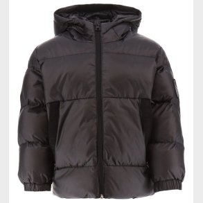 EA7 Dynejakke - Sort m. Logostriber