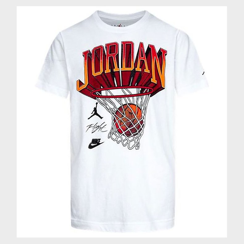Jordan T-shirt - Hoop Style - Hvid m. Print