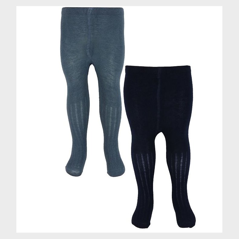 Minymo Str�mpebukser - Uld - 2-Pak - Dark Navy