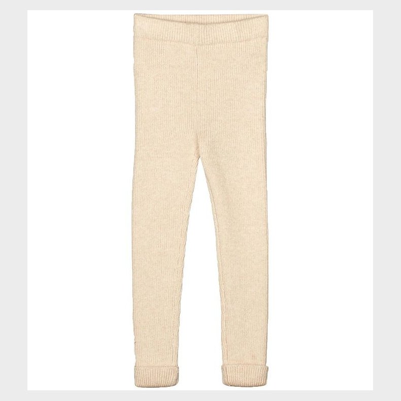 Fliink Leggings - Strik - Benna Rib - Sandshell