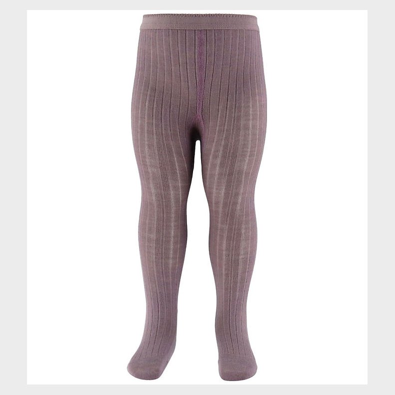 MP Strmpebukser - Uld - Rib - Dark Purple Dove