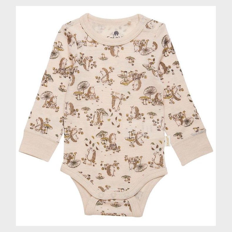 CeLaVi Body l/ - Loden Green m. Pindsvin og Svampe