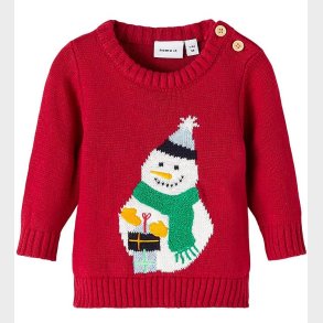 Name It Bluse - Strik - NbnRulle - Jester Red