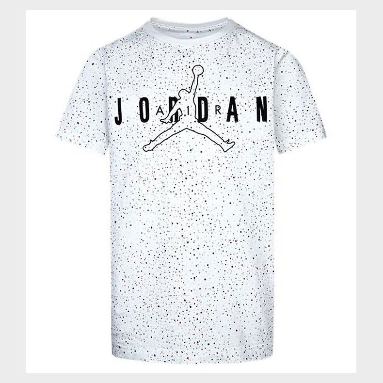 Jordan T-shirt - Color Mix Aop - Hvid m. Prikker