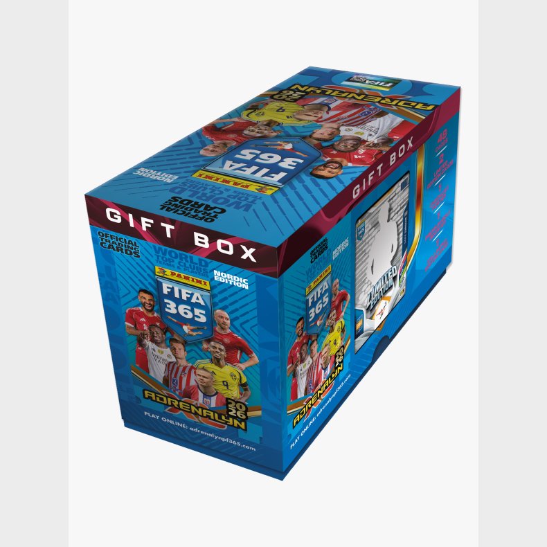 Panini FIFA 365 Adrenxl Samlekort 2026 Gift Box