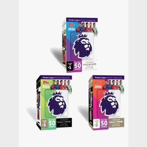 Topps Premier League Samlekort Startpakke Super Tin 53 Stk.