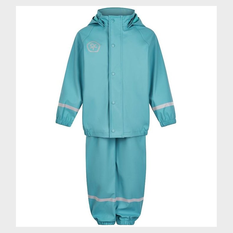 Color Kids Regntj m. Seler - PU - Delphinium Blue