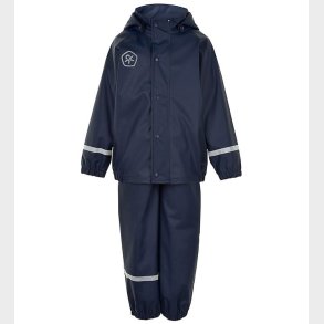 Color Kids Regntj m. Seler - PU - Dress Blues