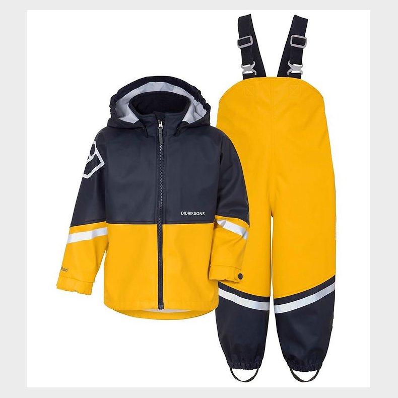 Didriksons Regntj m. Seler - Waterman - Oat Yellow/Navy