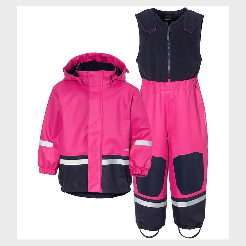 Didriksons Regntj m. For - PU - Boardman - Plastic Pink