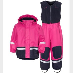 Didriksons Regntj m. For - PU - Boardman - Plastic Pink