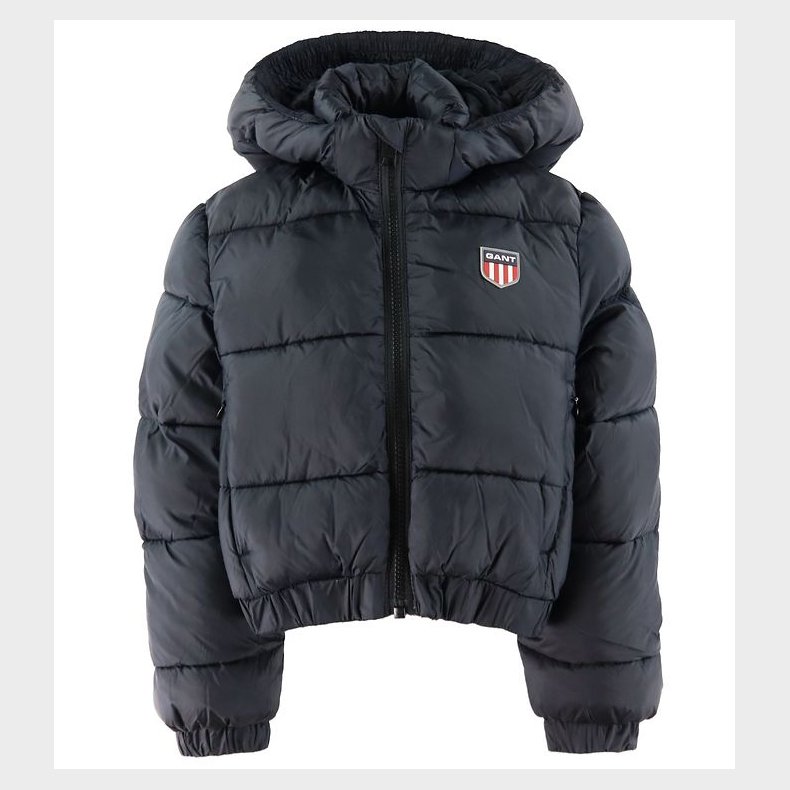GANT Dynejakke - Retro Shield - Sort