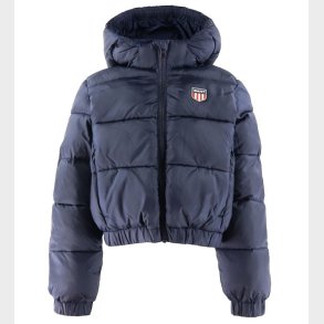 GANT Dynejakke - Retro Shield - Evening Blue