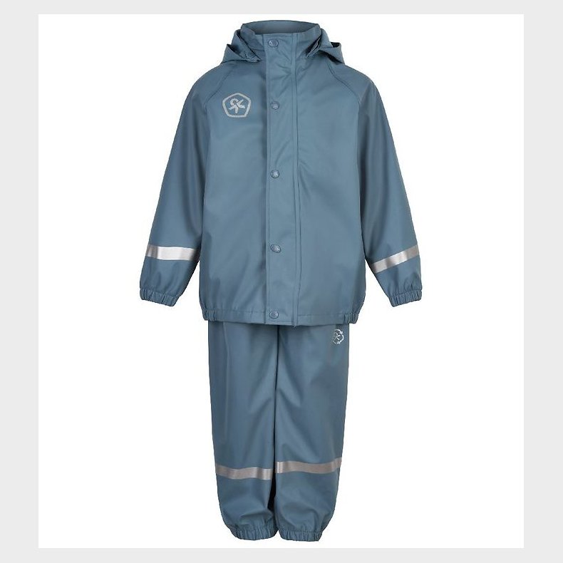 Color Kids Regntj m. Seler - PU - Captain's Blue