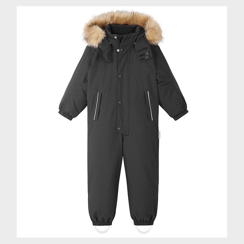 Reima Flyverdragt - Stavanger - Sort m. Imiteret Pels