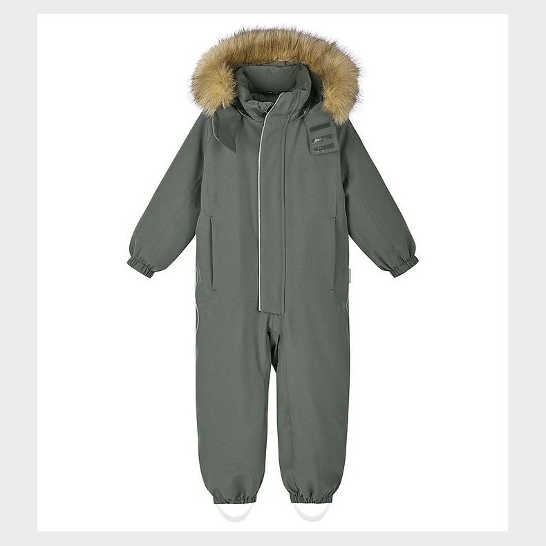 Reima Flyverdragt - Trondheim - Thyme Green m. Imiteret Pels