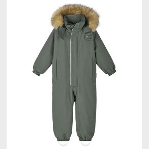 Reima Flyverdragt - Trondheim - Thyme Green m. Imiteret Pels