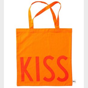 Design Letters Shopper - Kiss - Orange