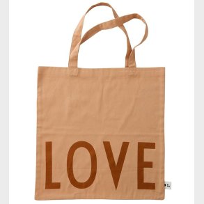 Design Letters Shopper - Love - Beige