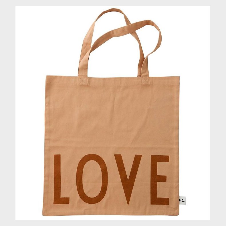 Design Letters Shopper - Love - Beige