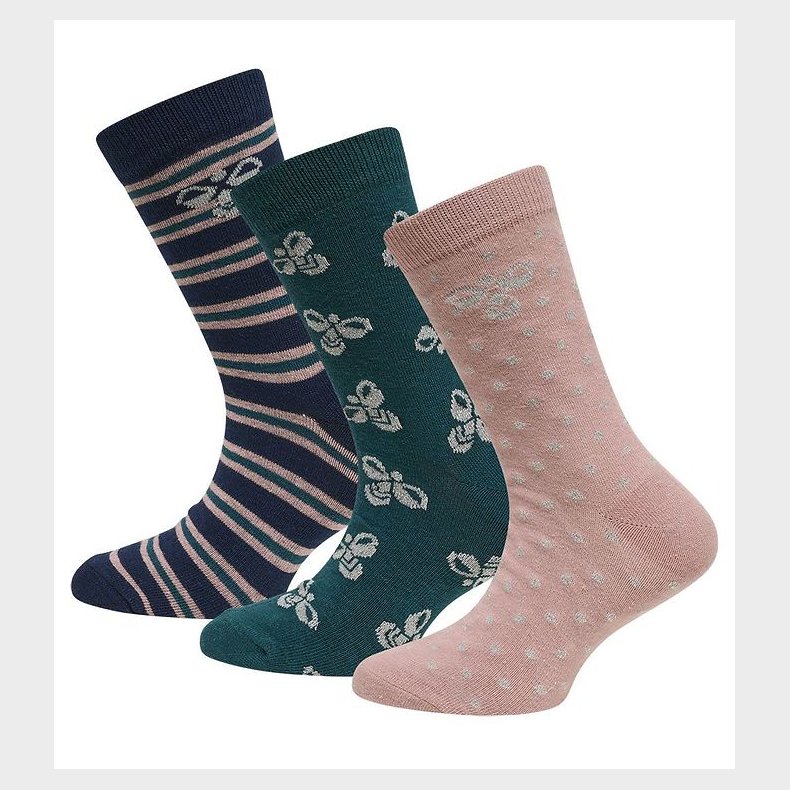 Hummel Str�mper - 3-pak - hmlAlfie - Woodrose