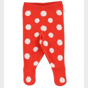Stella McCartney Kids Leggings m/f - Strik - Rd m. Prikker