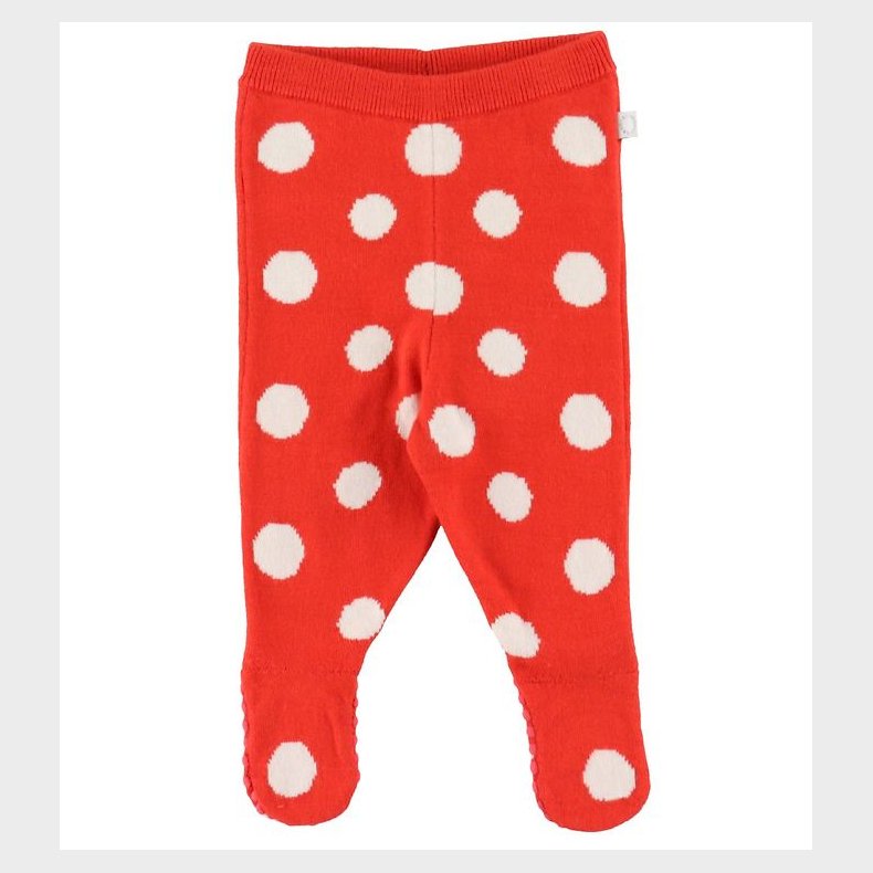Stella McCartney Kids Leggings m/f - Strik - Rd m. Prikker