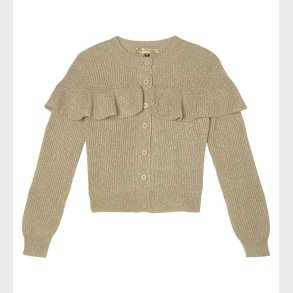 Stella McCartney Kids Cardigan - Strik - Beige/Guld