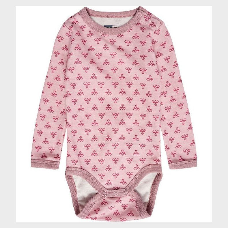 Hummel Body l/ - Uld - hmlBambo - Woodrose
