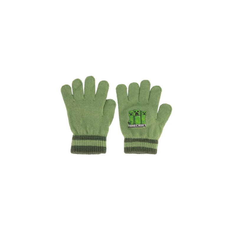 Minecraft vanter til b�rn - lysegr�nne vanter