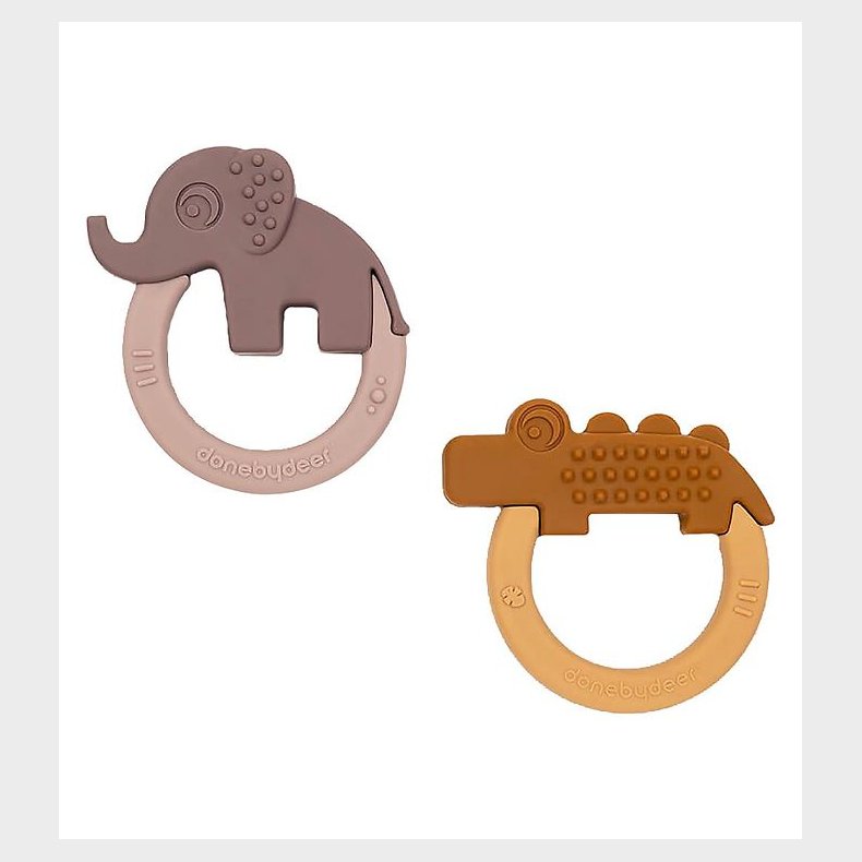 Done by Deer Bidering - 2-pak - Deer Friends - Lilla/Mustard