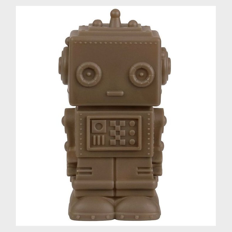 A Little Lovely Company Sparegris - 16 cm - Robot - Ash Brown