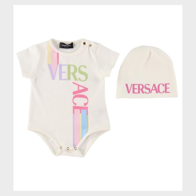 Versace Gaveske - Hue/Body k/ - Hvid/Pink m. Logo