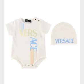 Versace Gaveske - Hue/Body k/ - Hvid/Lysebl m. Logo