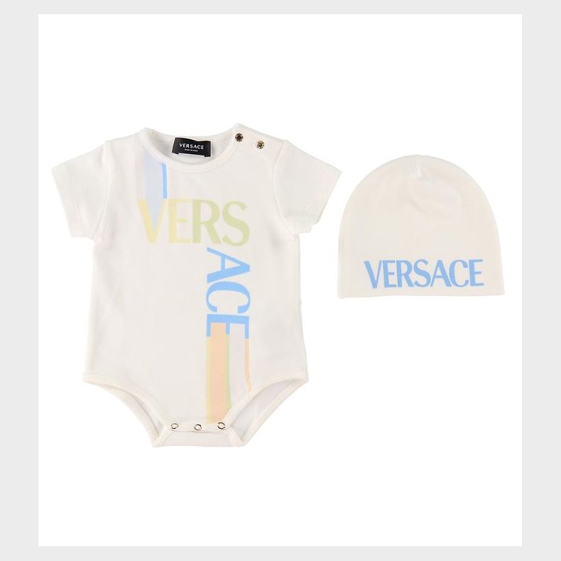 Versace Gaveske - Hue/Body k/ - Hvid/Lysebl m. Logo