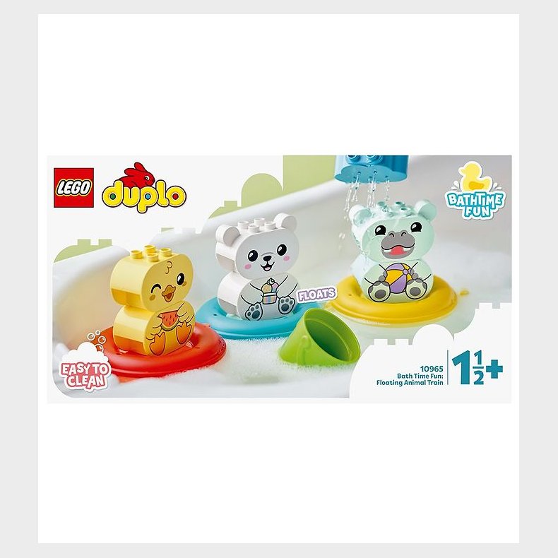 LEGO® DUPLO - Sjov I Badet: Flydende Dyretog 10965 - 14 Dele