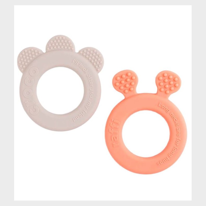 Done by Deer Bidering - 2-pak - Deer Friends - Sand/Coral