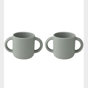 Liewood Kopper - 2-pak - Gene - Silikone - Rabbit Dove Blue