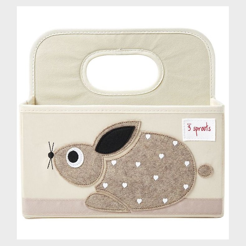 3 Sprouts Opbevaringskasse - 28x25x25 - Kanin