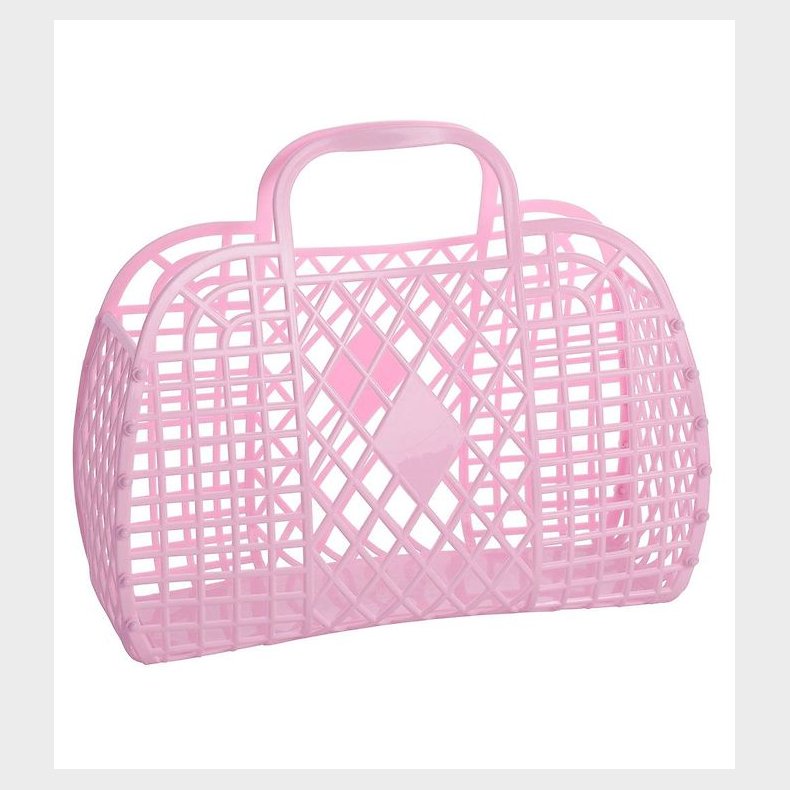 Sun Jellies Mini Foldekurv - Retro - 15x6x13 cm - Lilac