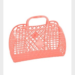 Sun Jellies Mini Foldekurv - 15x6x13 cm - Retro - Peach