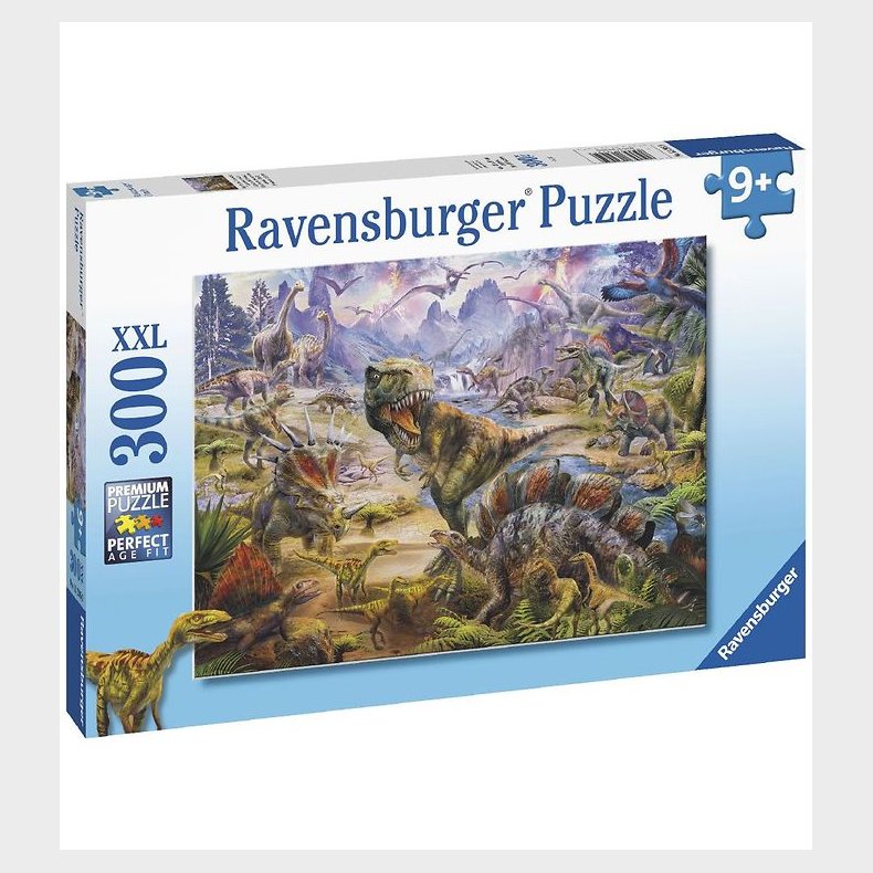 Ravensburger Puslespil - 300 Brikker - Dinosaur World
